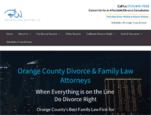 Tablet Screenshot of cadivorce.com